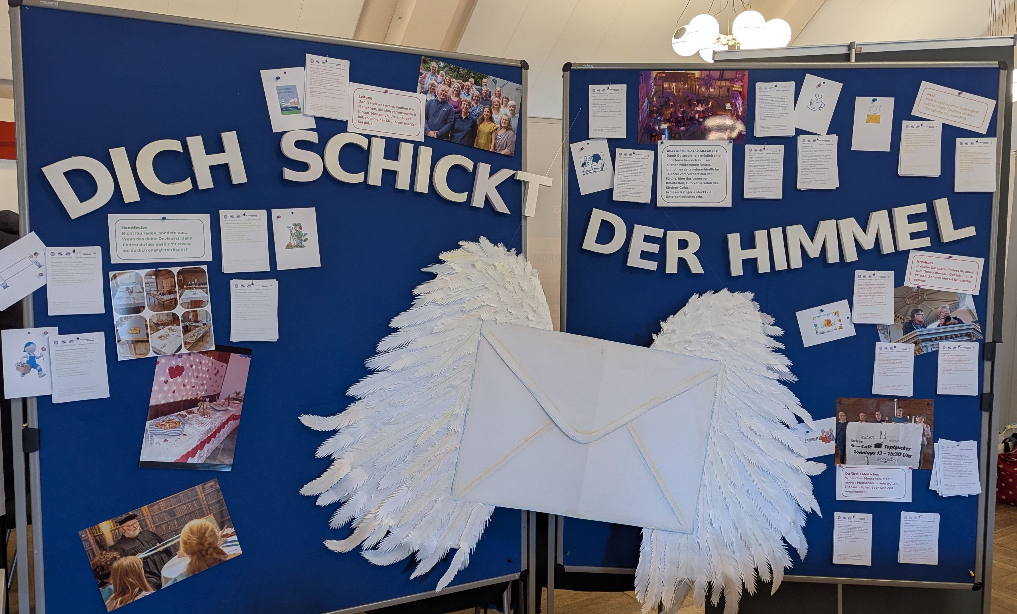 Ein Bild mit dem Text "Dich schickt der Himmel!" ist zu sehen.